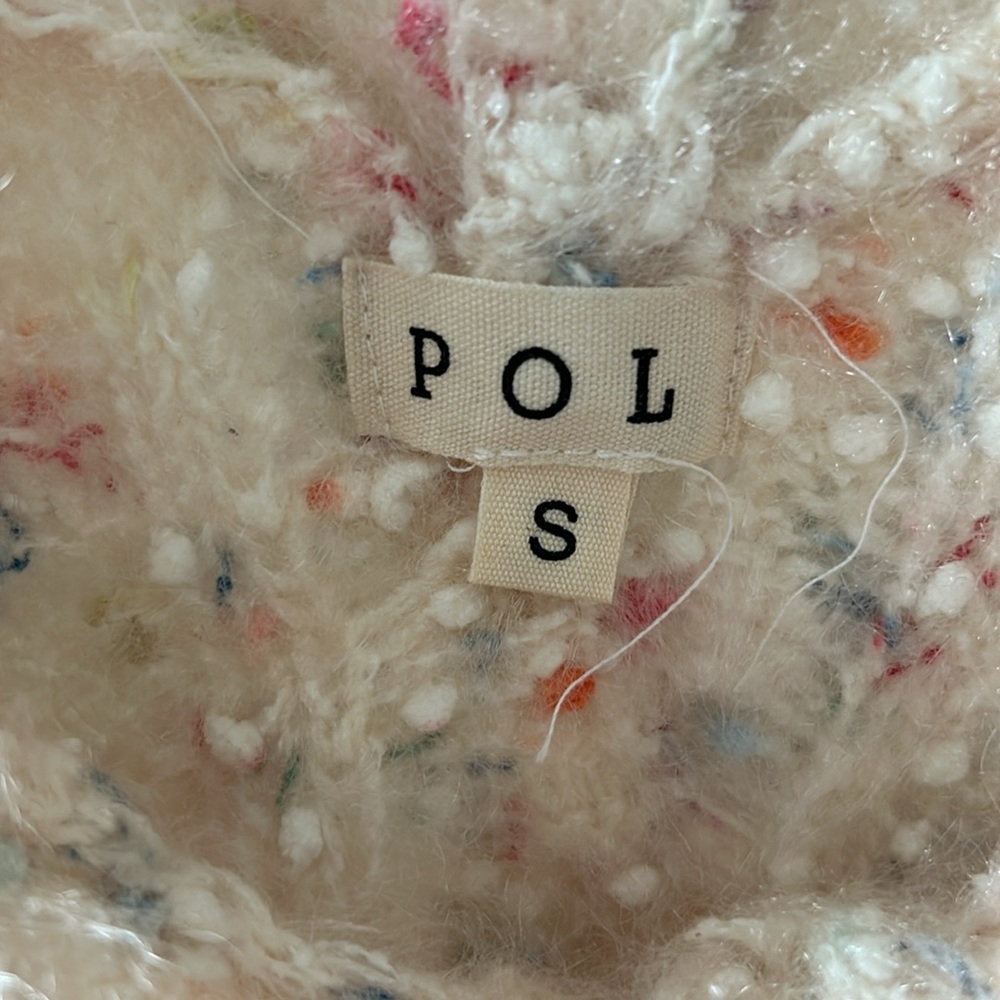 POL textured, fuzzy confetti sweater - Picture 2 of 4